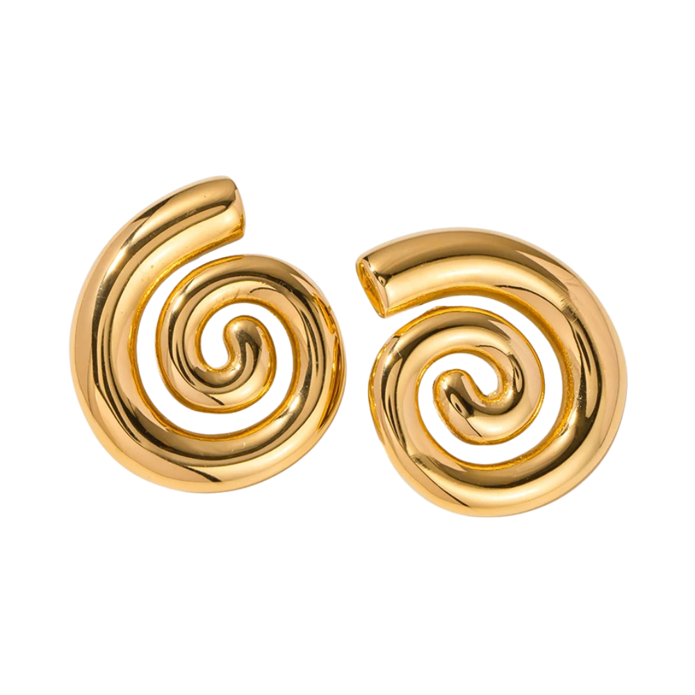 Boucles d'Oreilles Spirale Femme