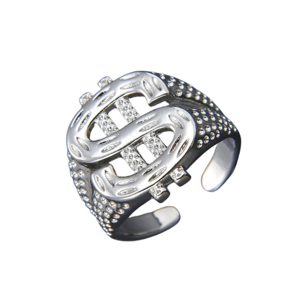 Bague Dollar argent