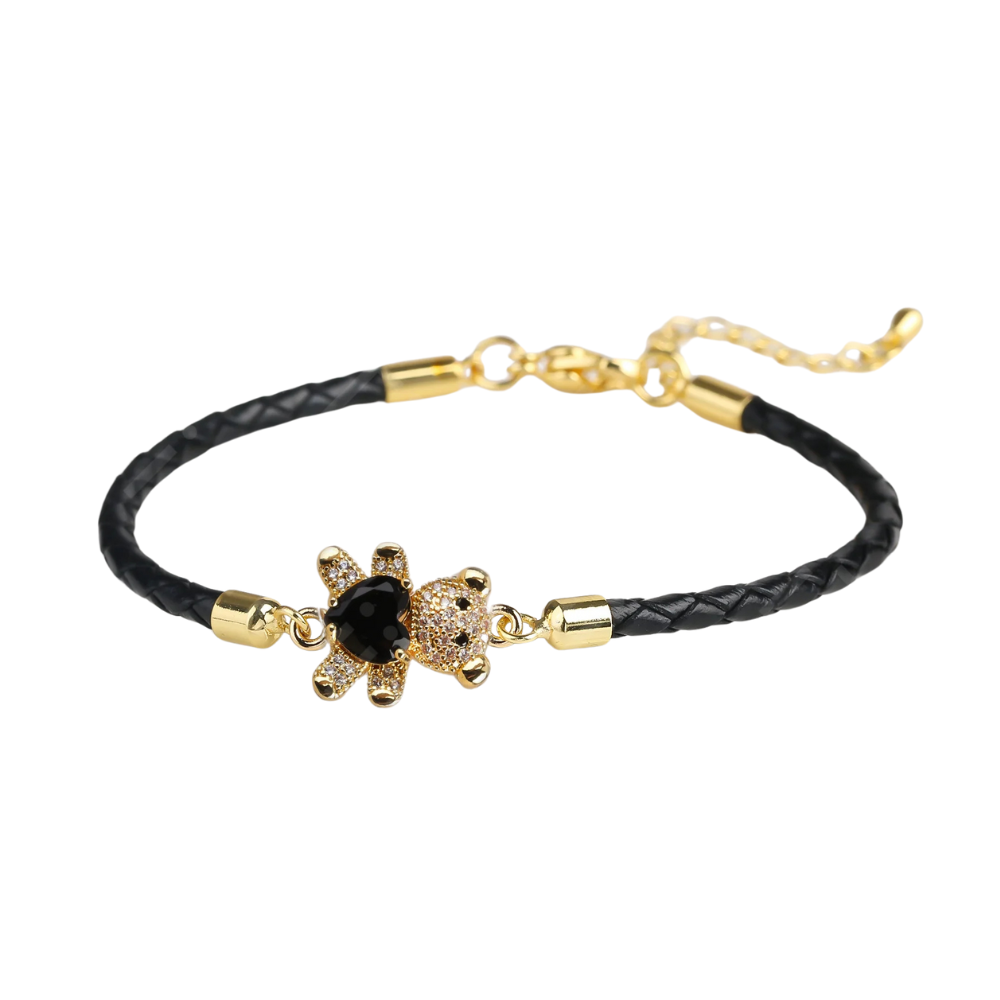 Bracelet Ourson Simili-Cuir