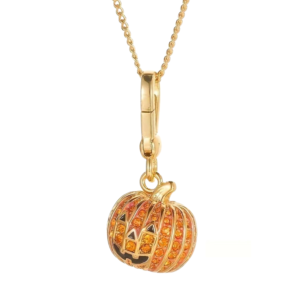 Collier Pendentif Citrouille Halloween