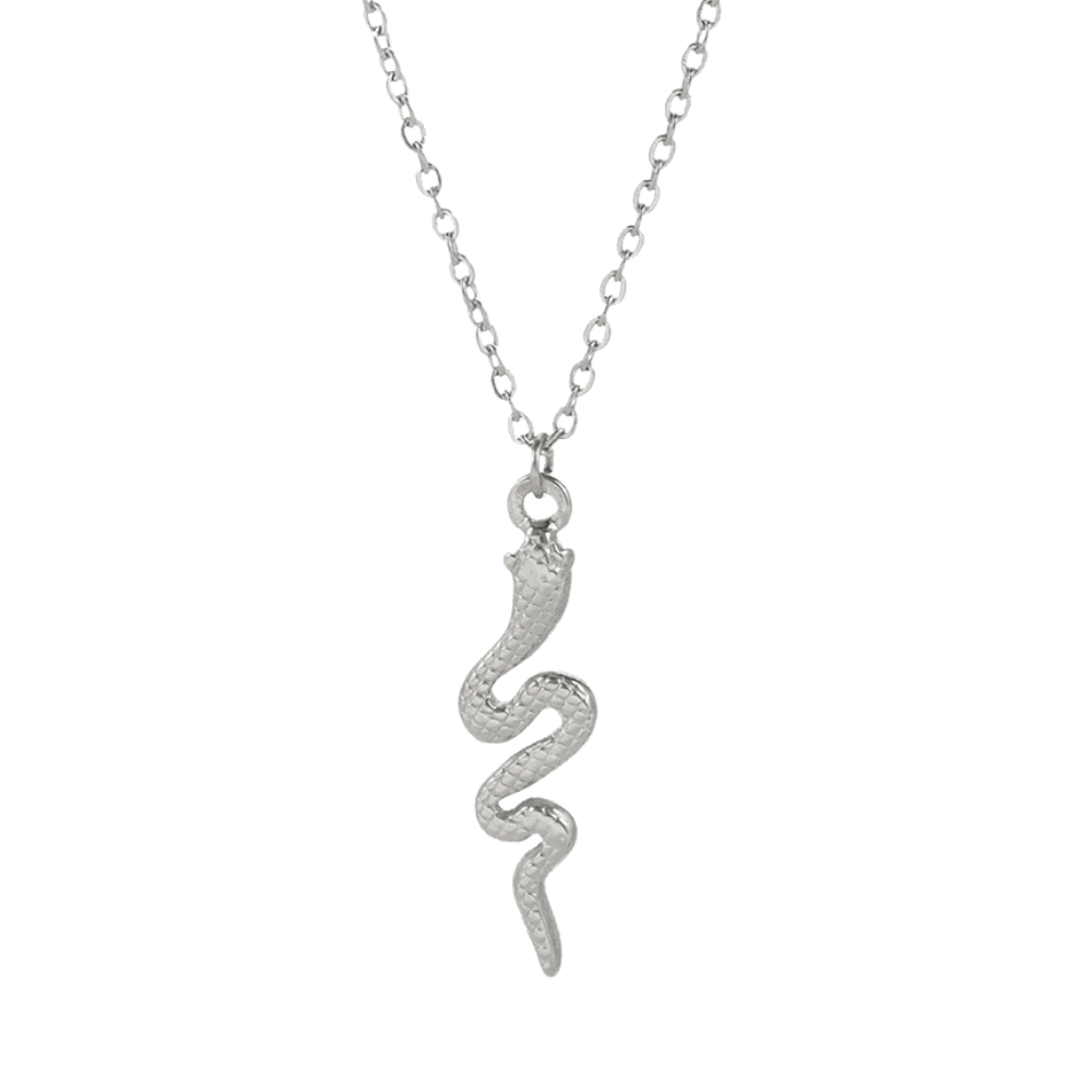 Collier Serpent Fin argent