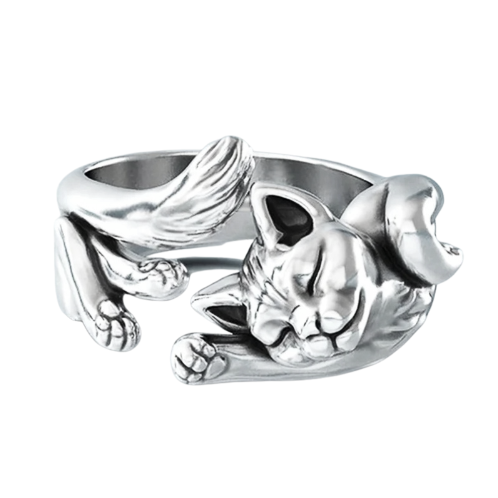 Bague Chat Beauté