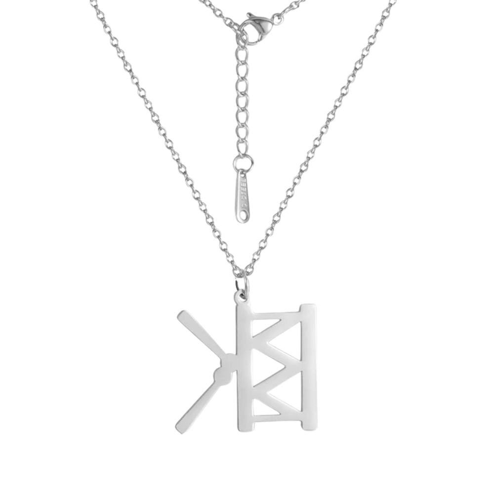 Collier Tambour argent