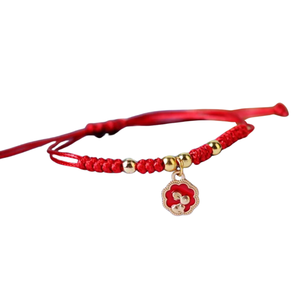 Bracelet Lapin Rouge or