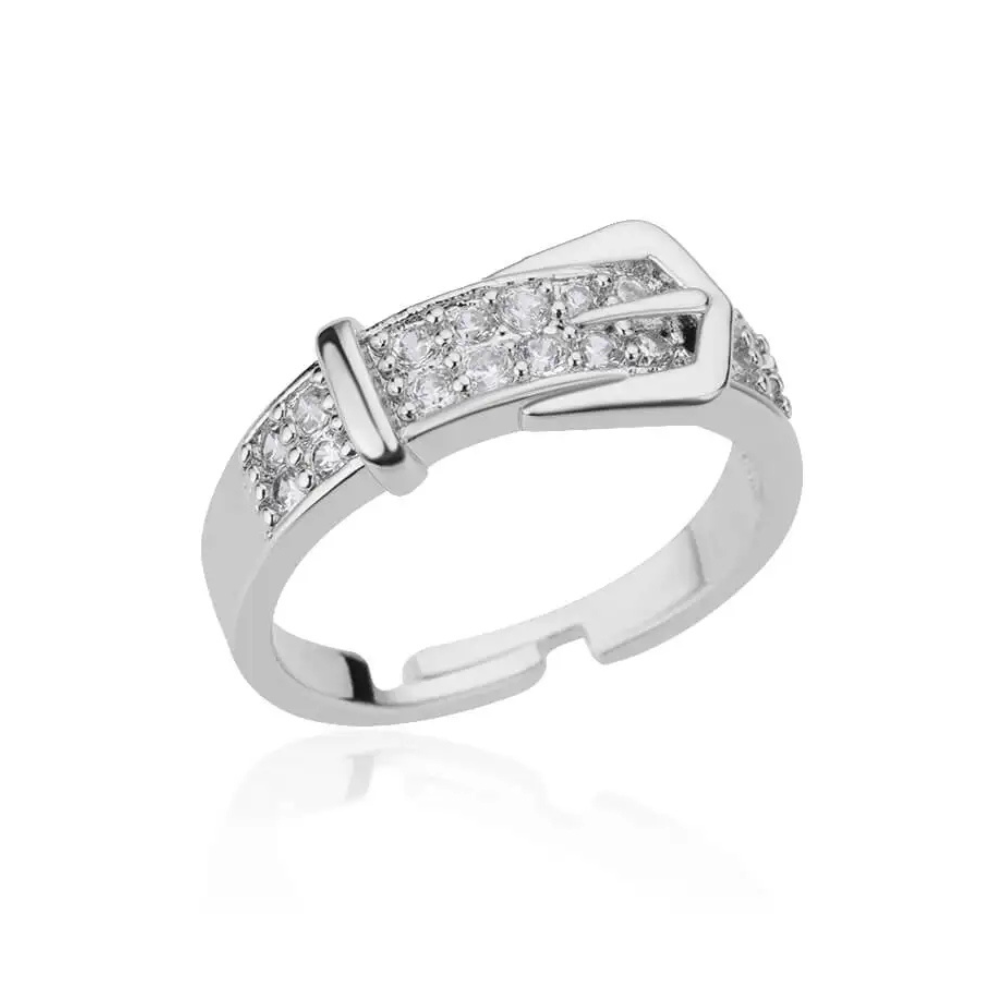 Bague Ceinture Strass argent