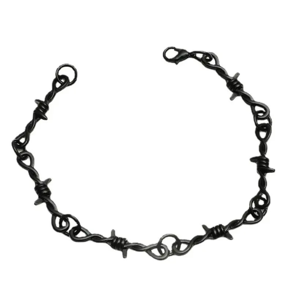 Bracelet Barbelé Noir