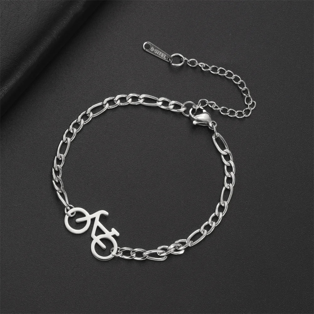 Gourmette vélo argent