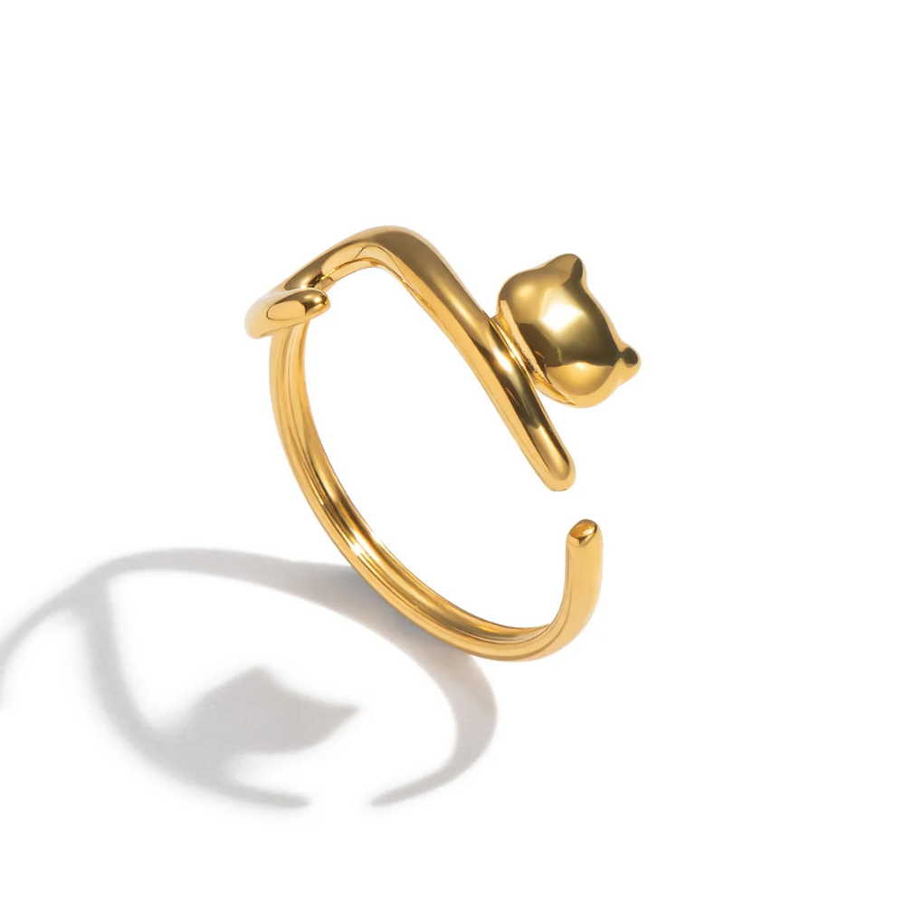 Bague Chat Minimaliste