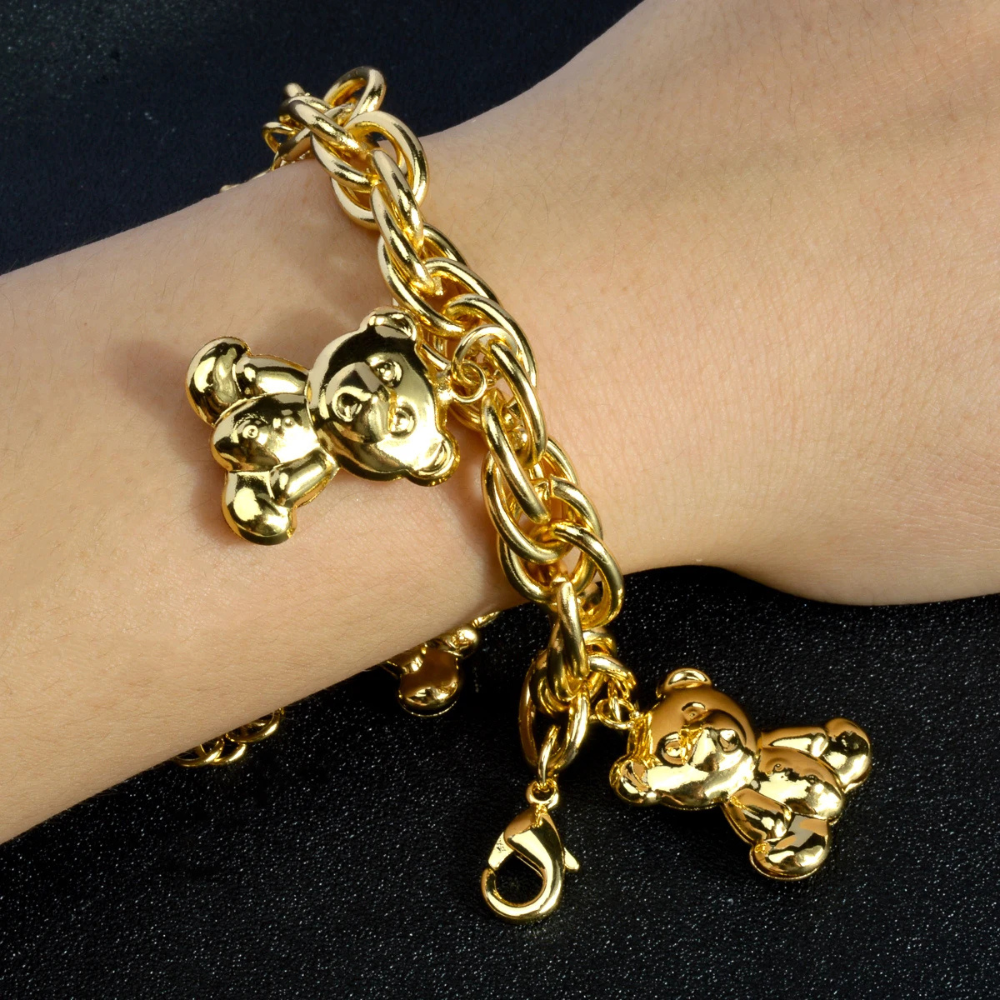 Bracelet Ourson Grosse Chaîne