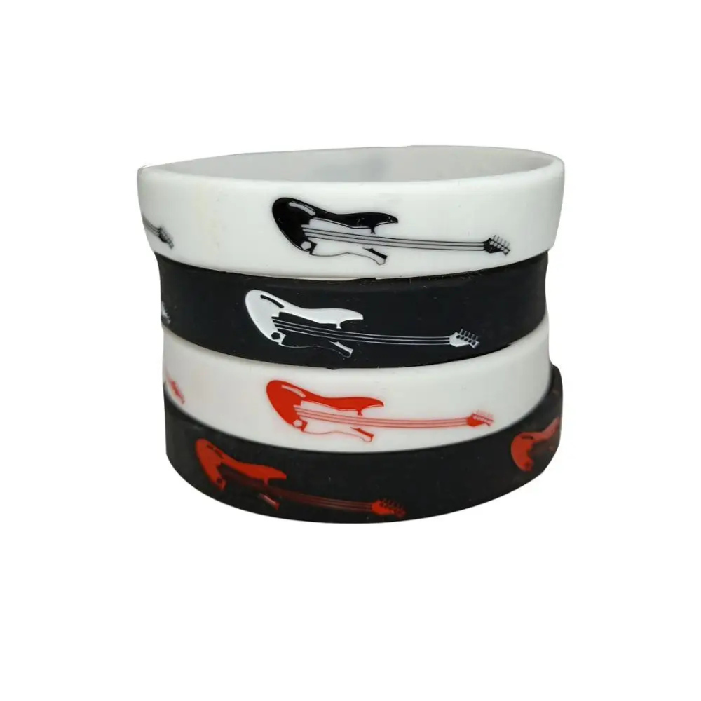 Bracelets Guitare Silicone concert