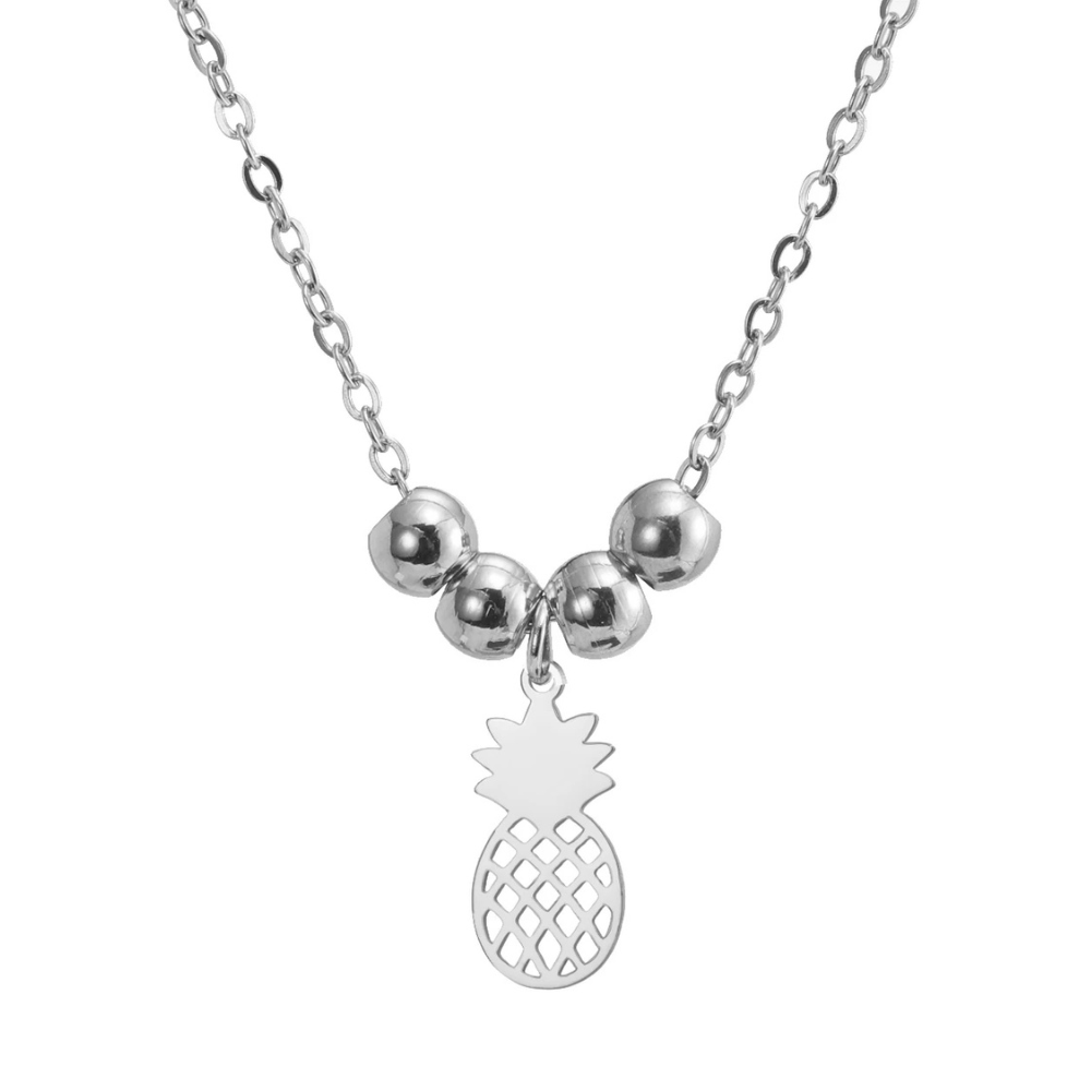 Collier Ananas et Perles