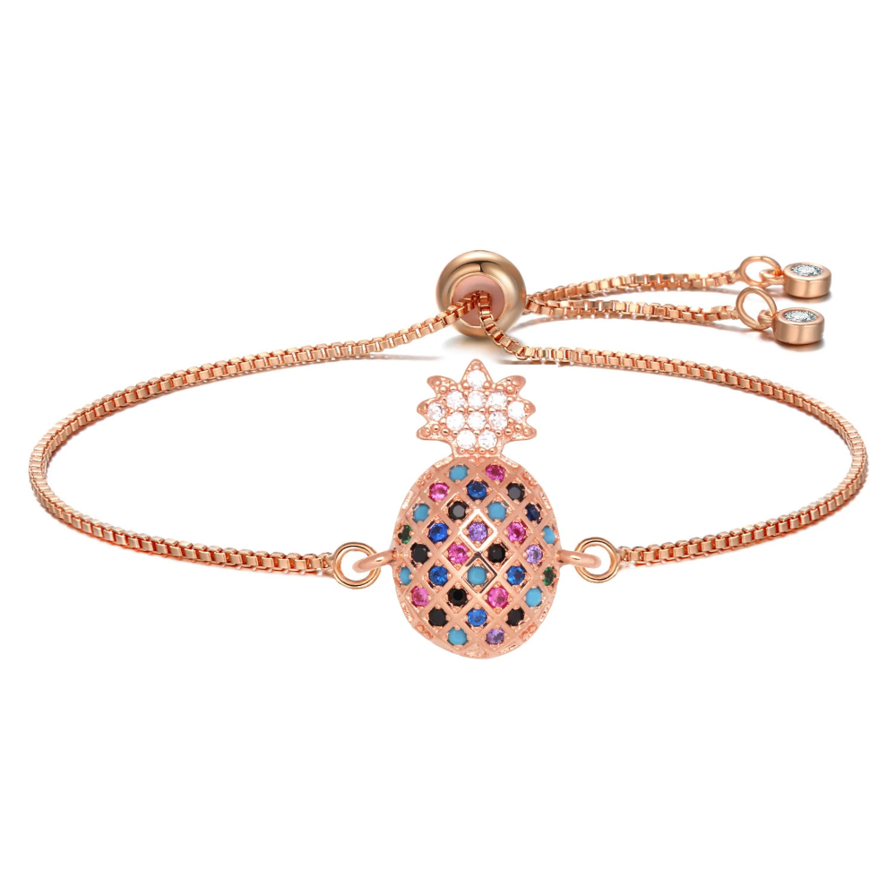Bracelet Ananas Rose