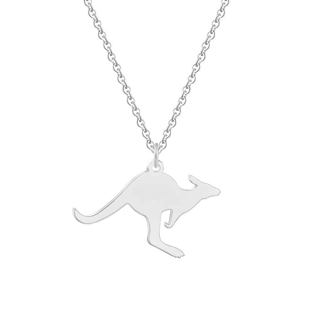 Collier Pendentif Kangourou argent