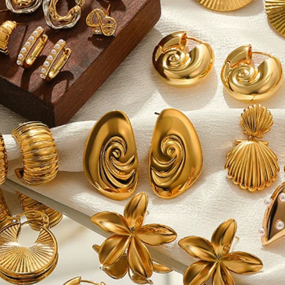 Boucles d'Oreilles Or Ovale femme