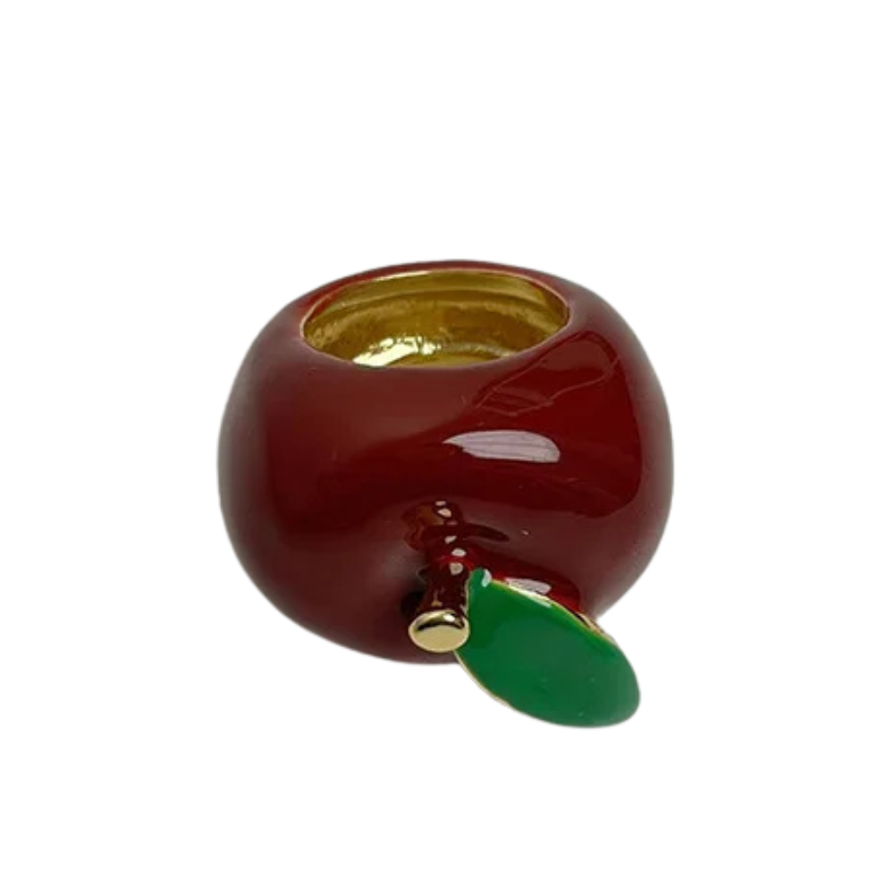 Bague Pomme Émail