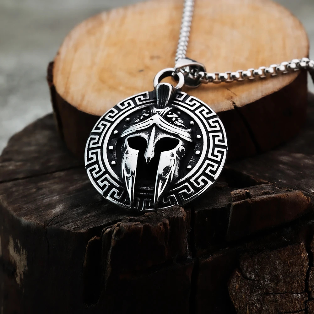 Collier Viking Spartan acier