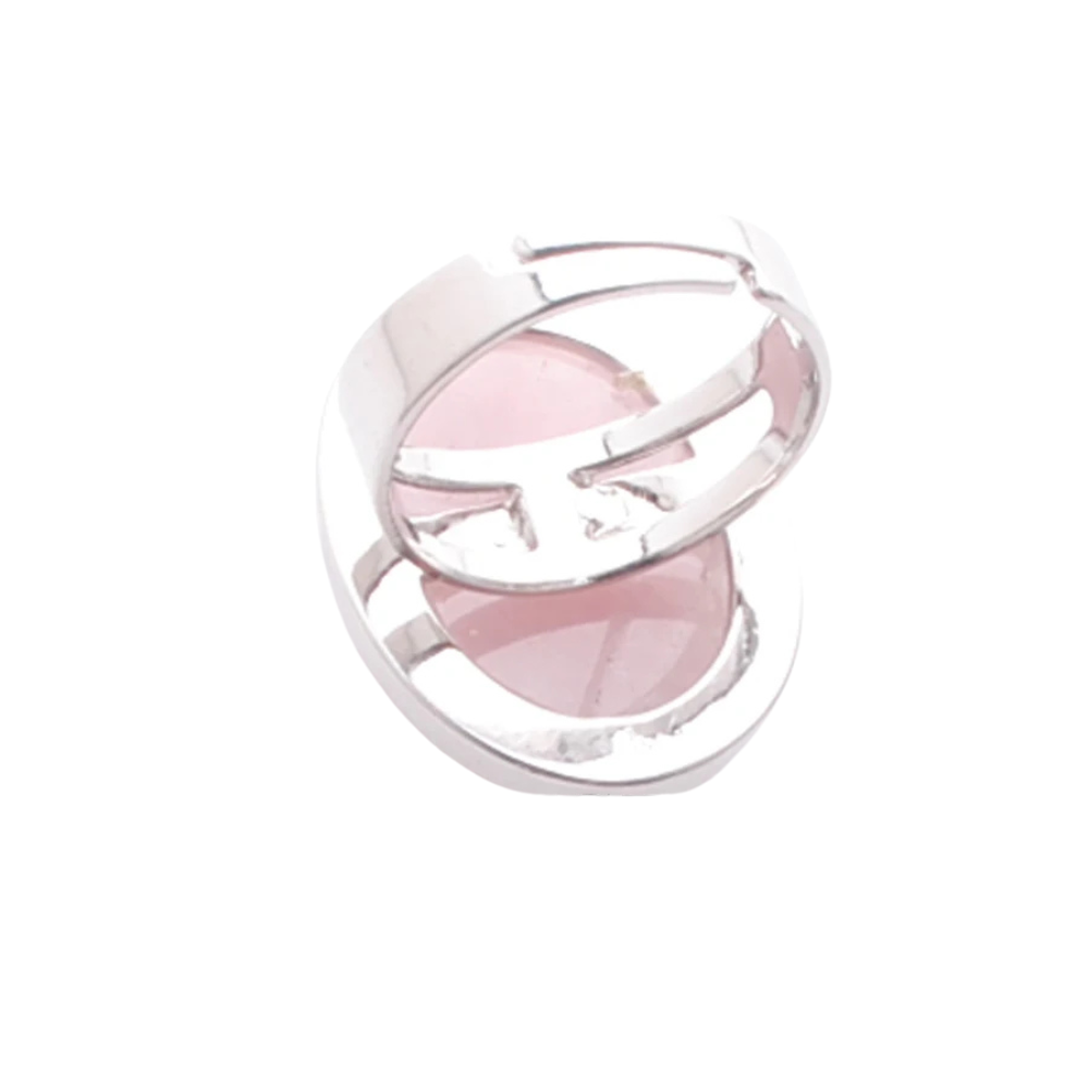 Bague Pierre Rose Ovale