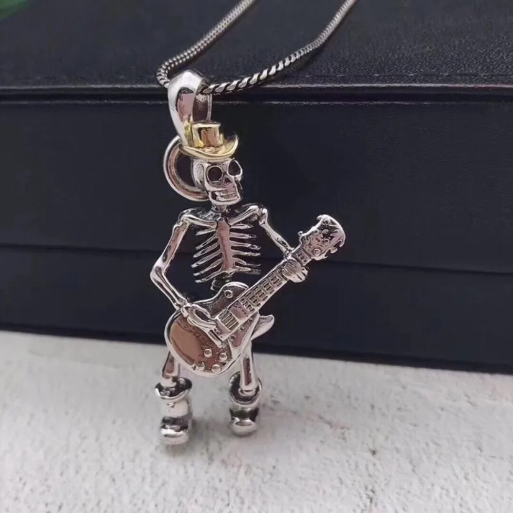 Collier Squelette Rock