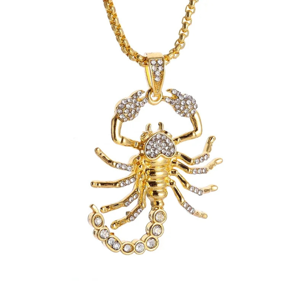 Collier Scorpion Strass