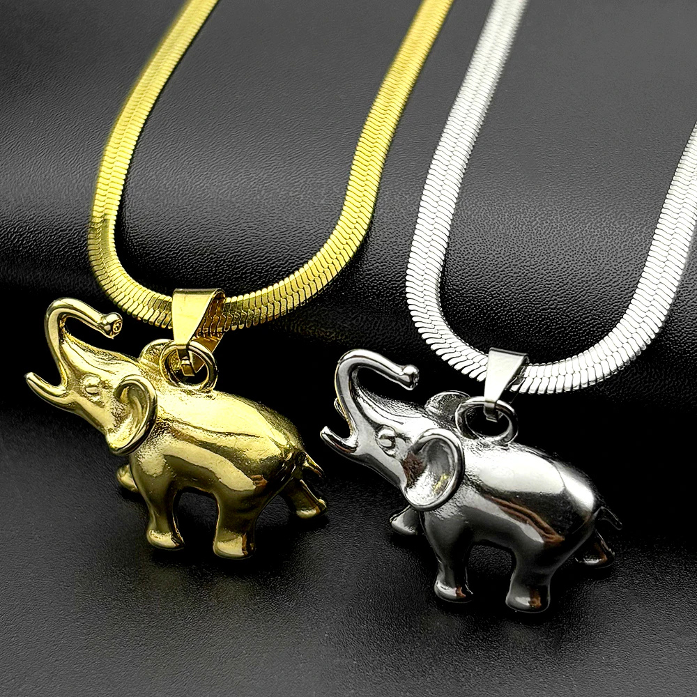 Pendentif Éléphant Asiatique collier