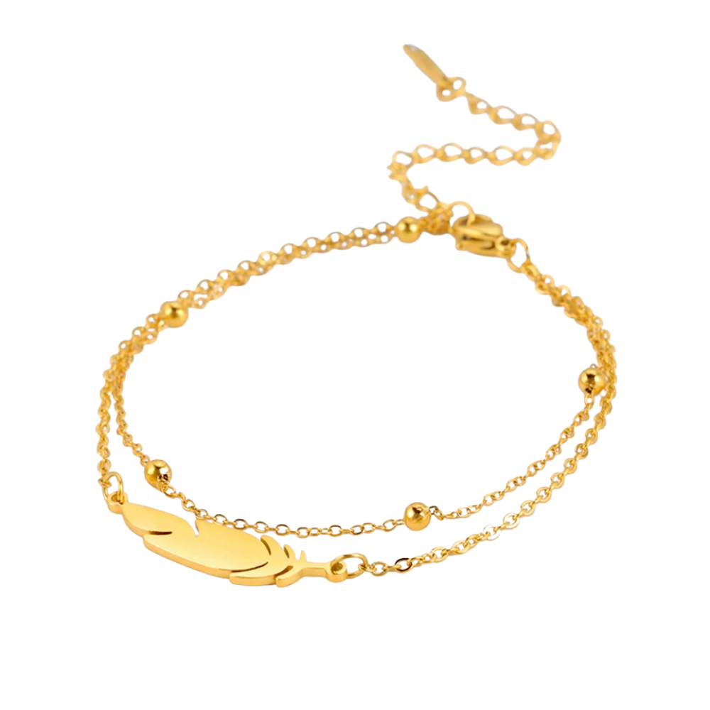Bracelet Plume Femme
