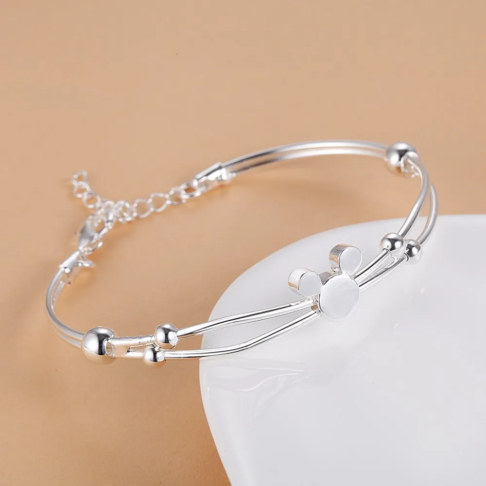 Bracelet Mickey Femme argent