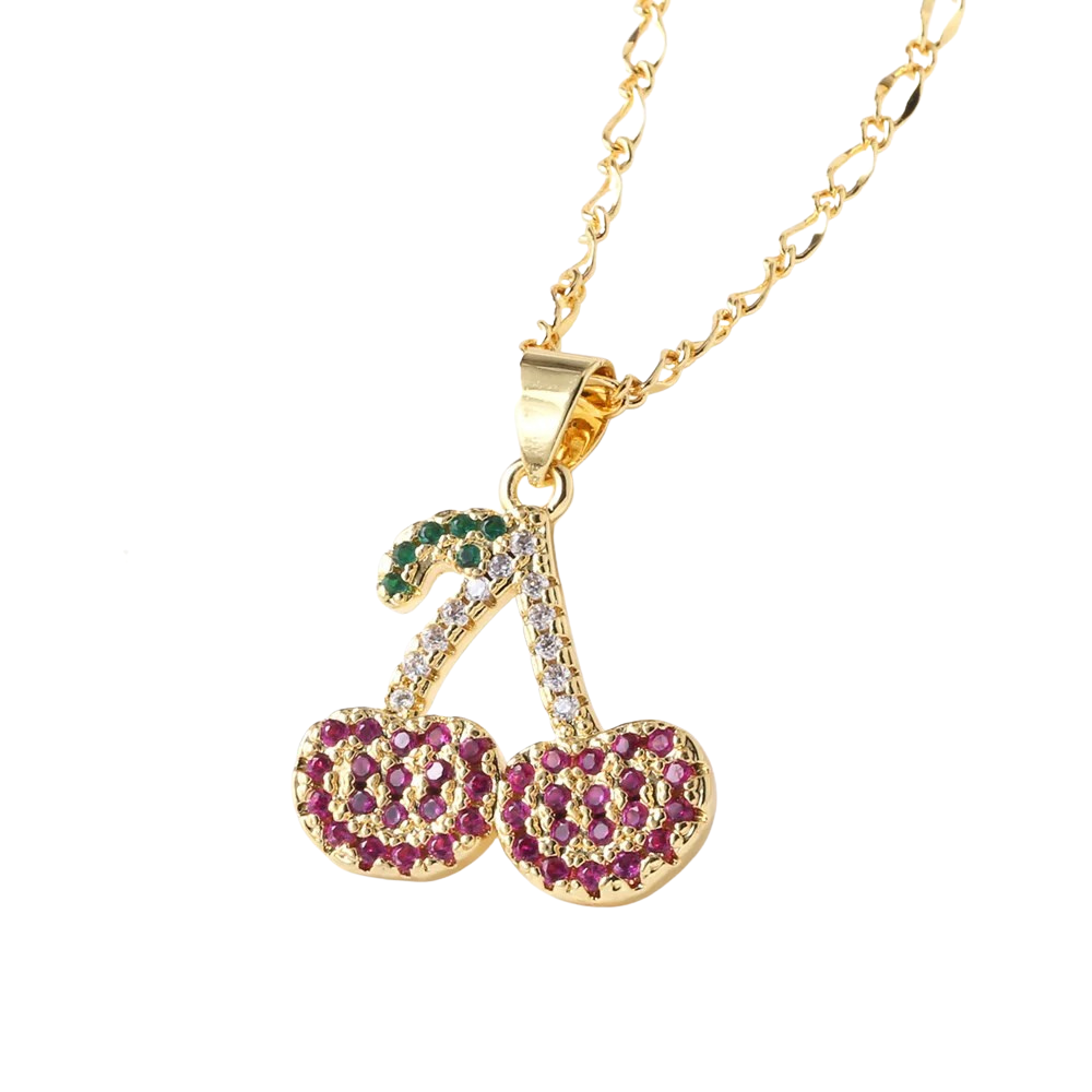 Collier Cerise Brillant