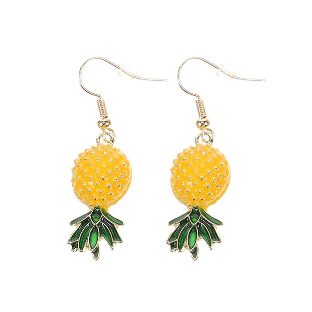 Boucles d'Oreilles Ananas Renversées