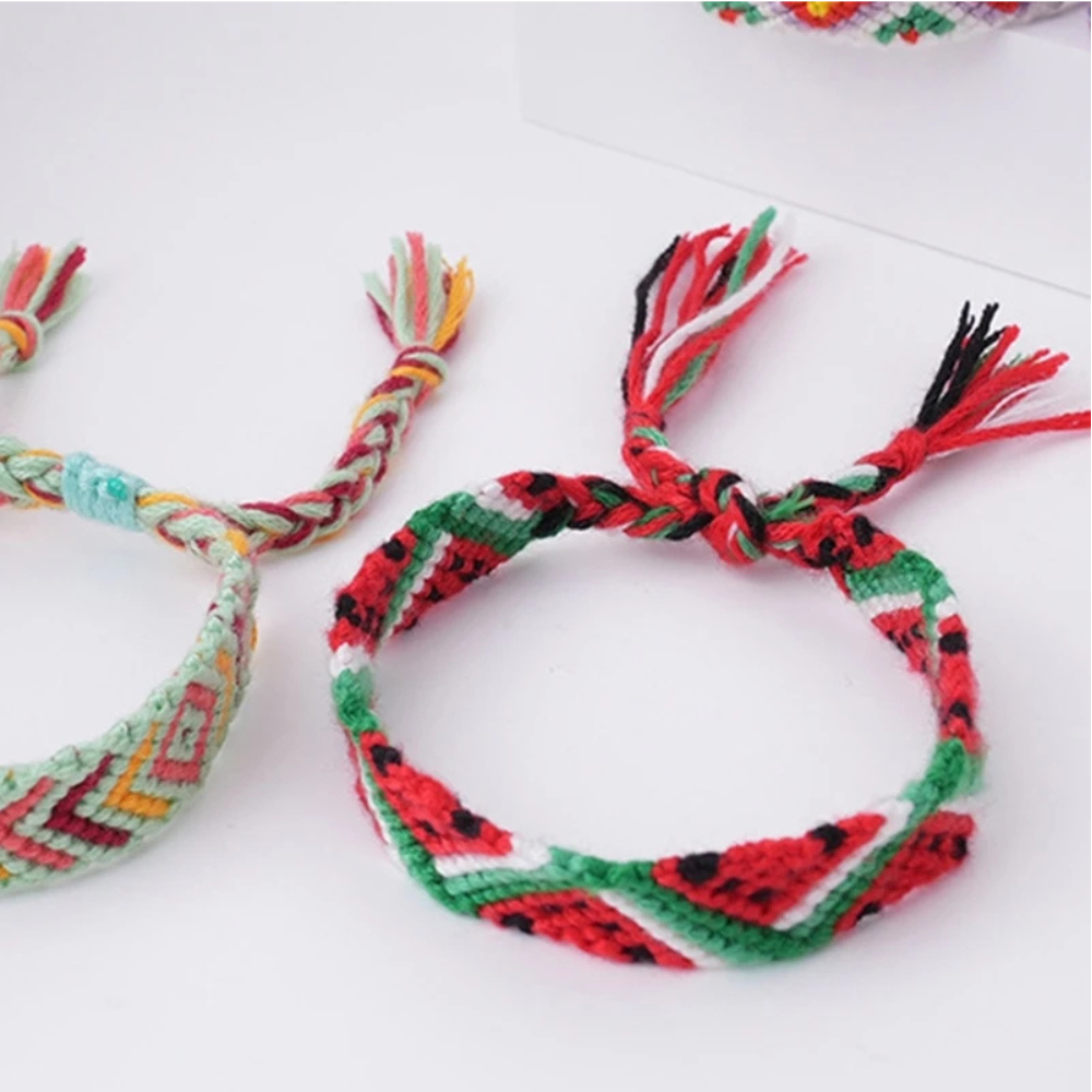 Bracelet Brésilien Pastèque femme