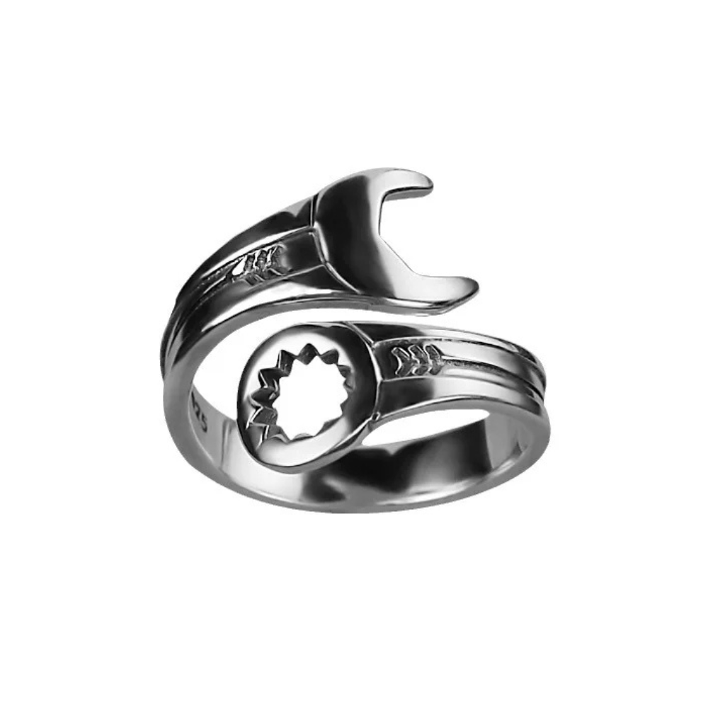 Bague Clé Plate