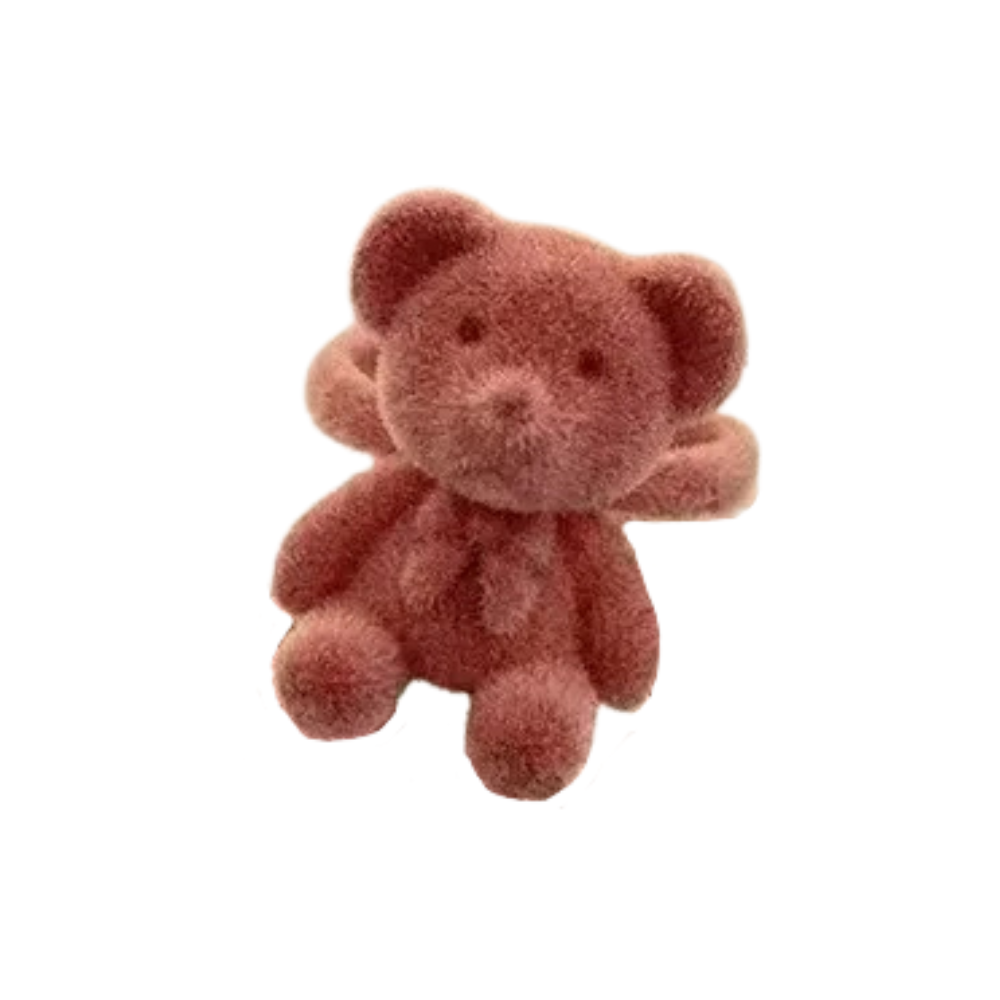 Bague Peluche rouge