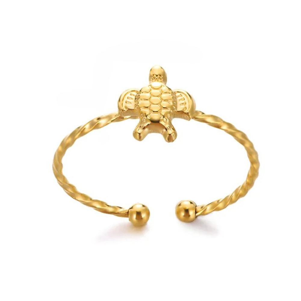 Bague Tortue Ajustable