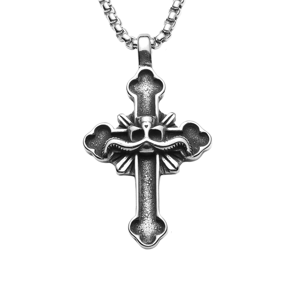 Collier Croix Gothique Homme