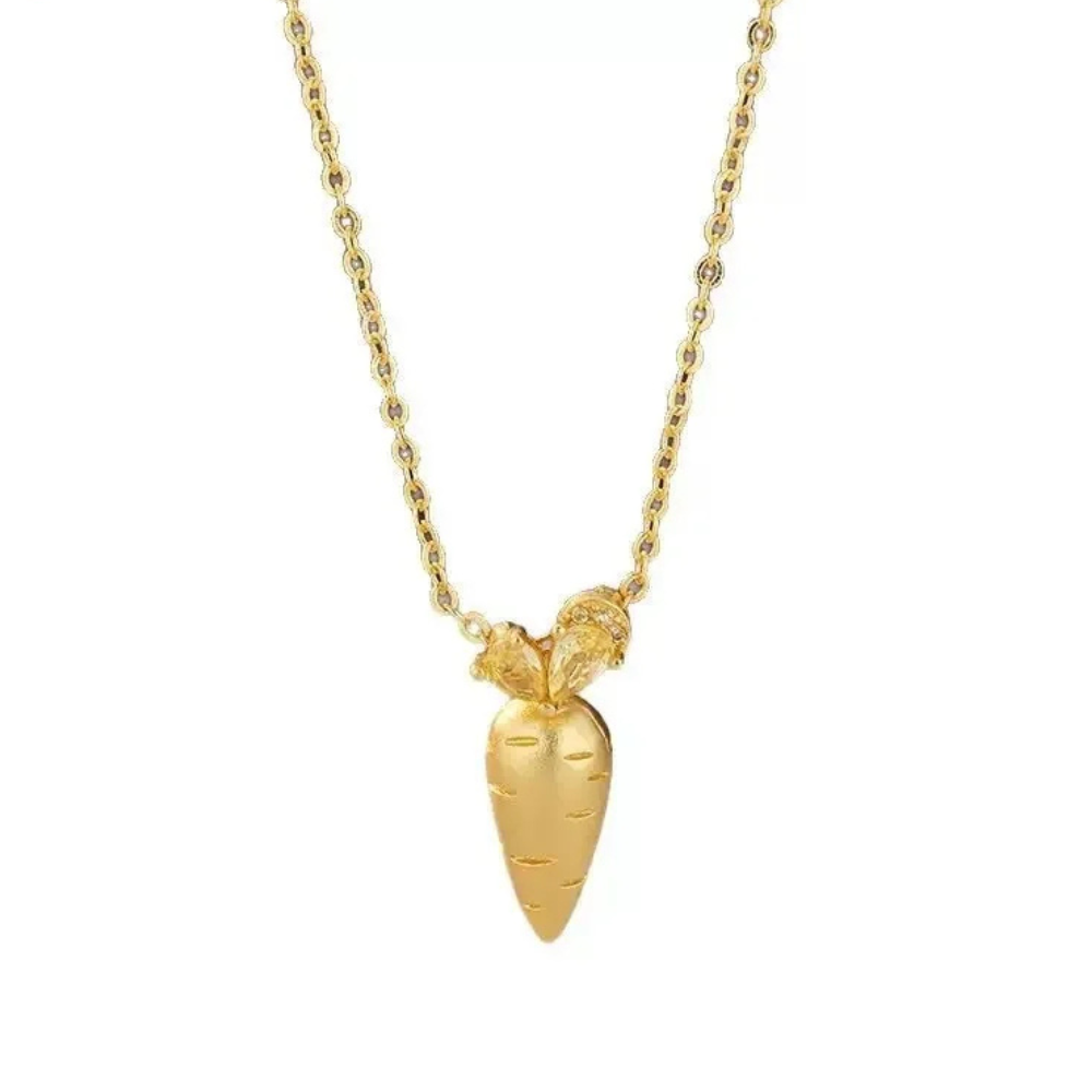 Collier Carotte Dorée
