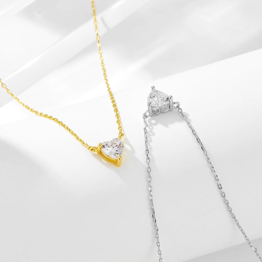 Collier Diamant Cœur femme