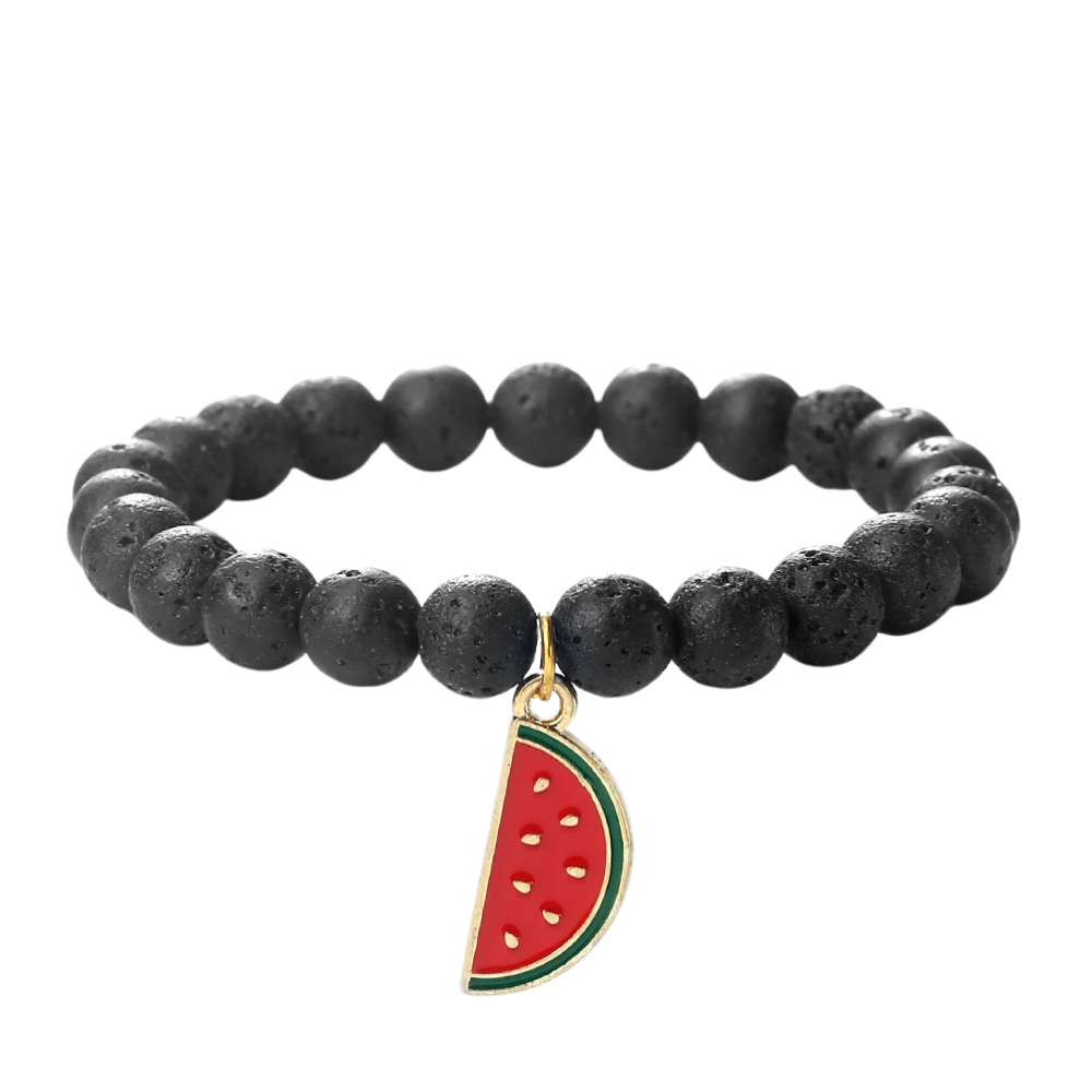 Bracelet Perles Pastèque