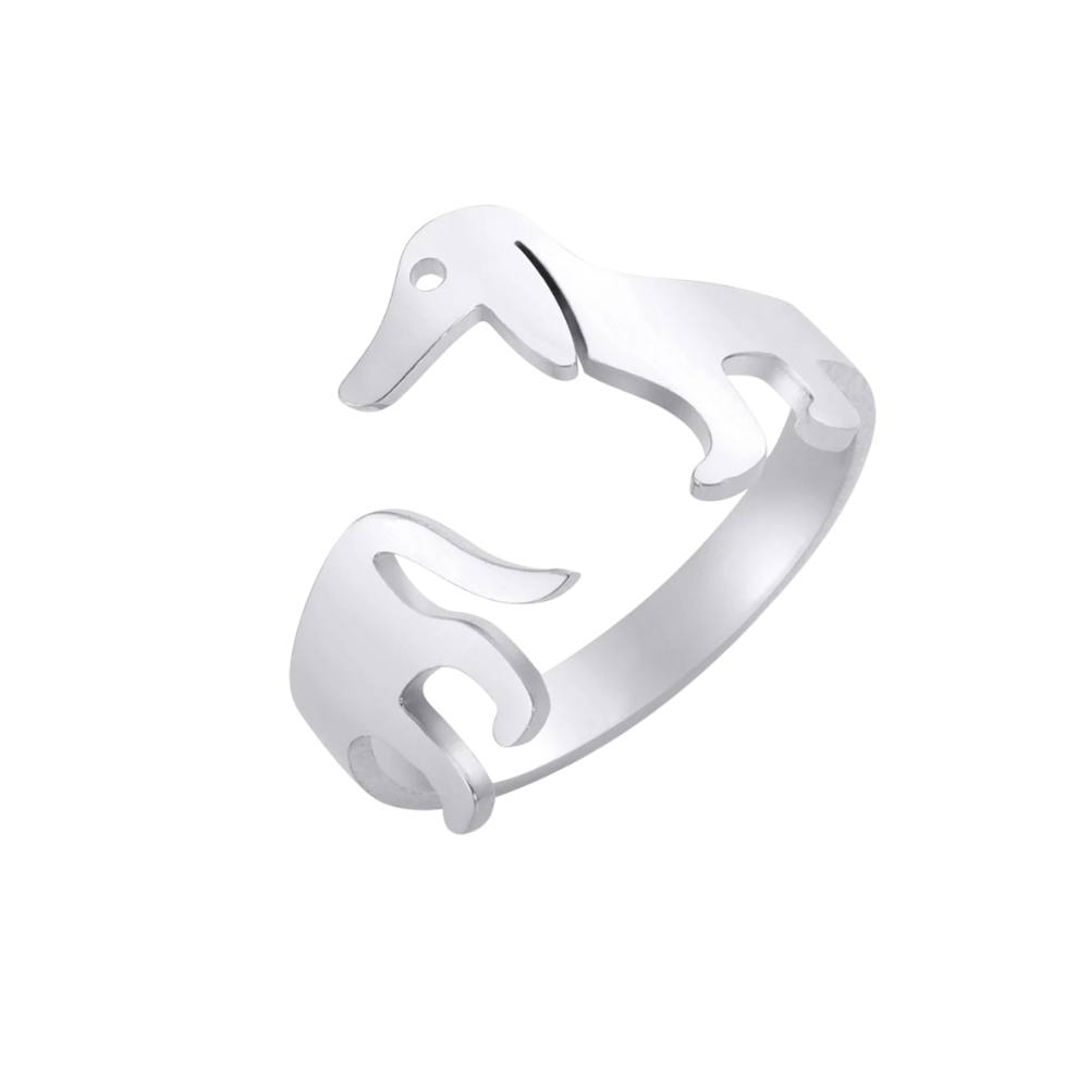 Bague Chien reglable