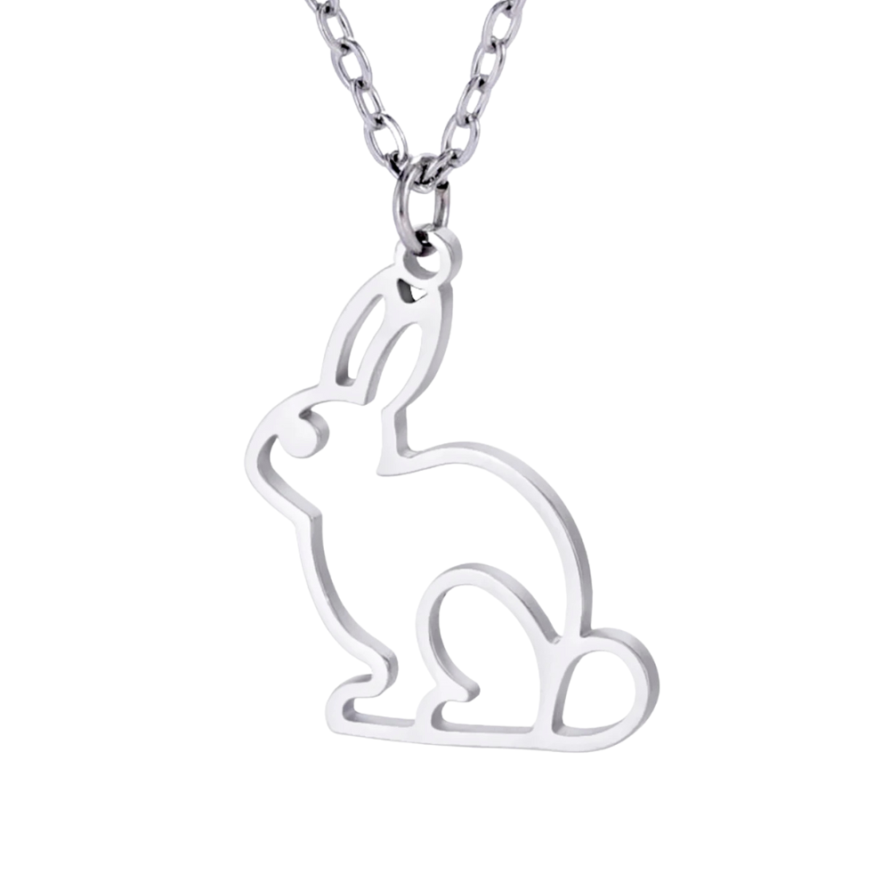 Collier Pendentif Lapin argent