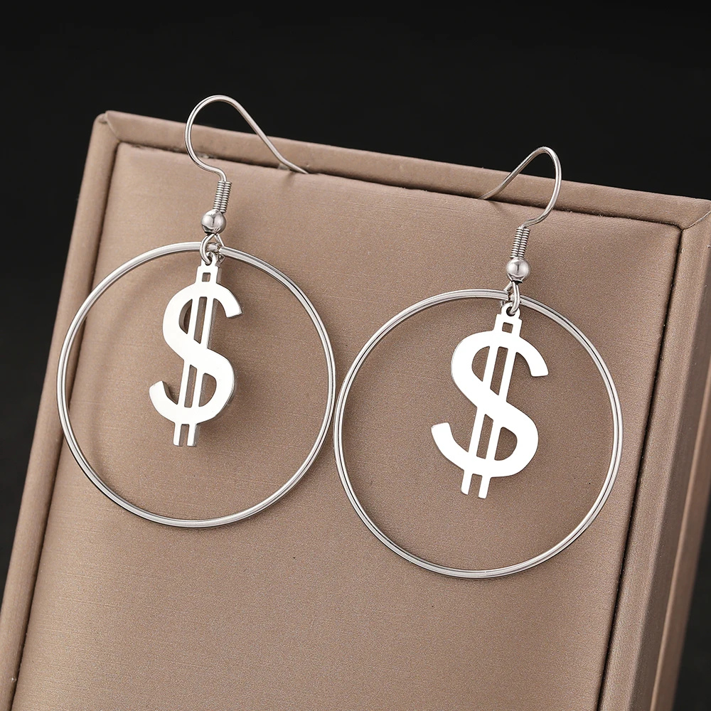 Boucles d'Oreilles Dollar femme