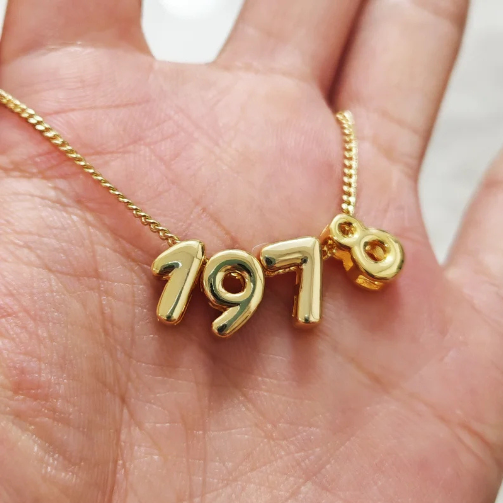 Collier Numéro bulle