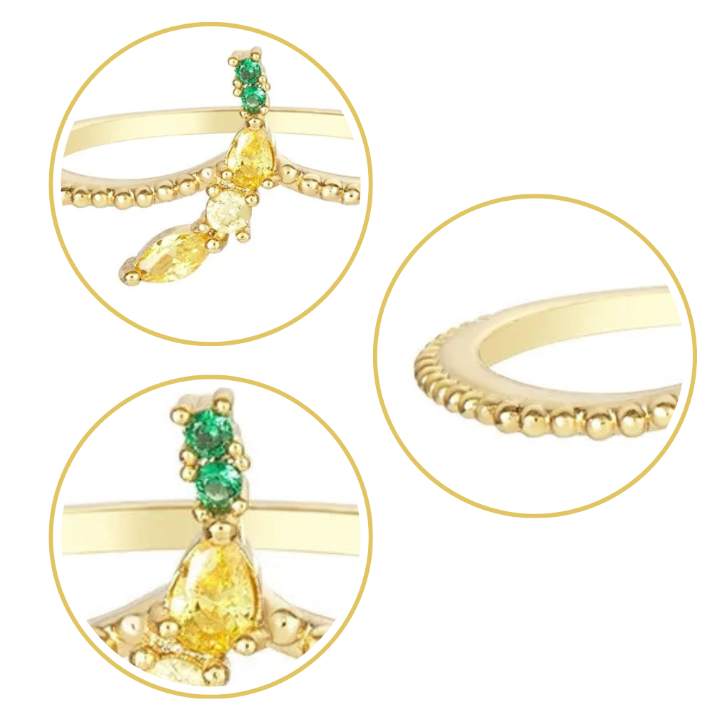 Bague Banane brillante