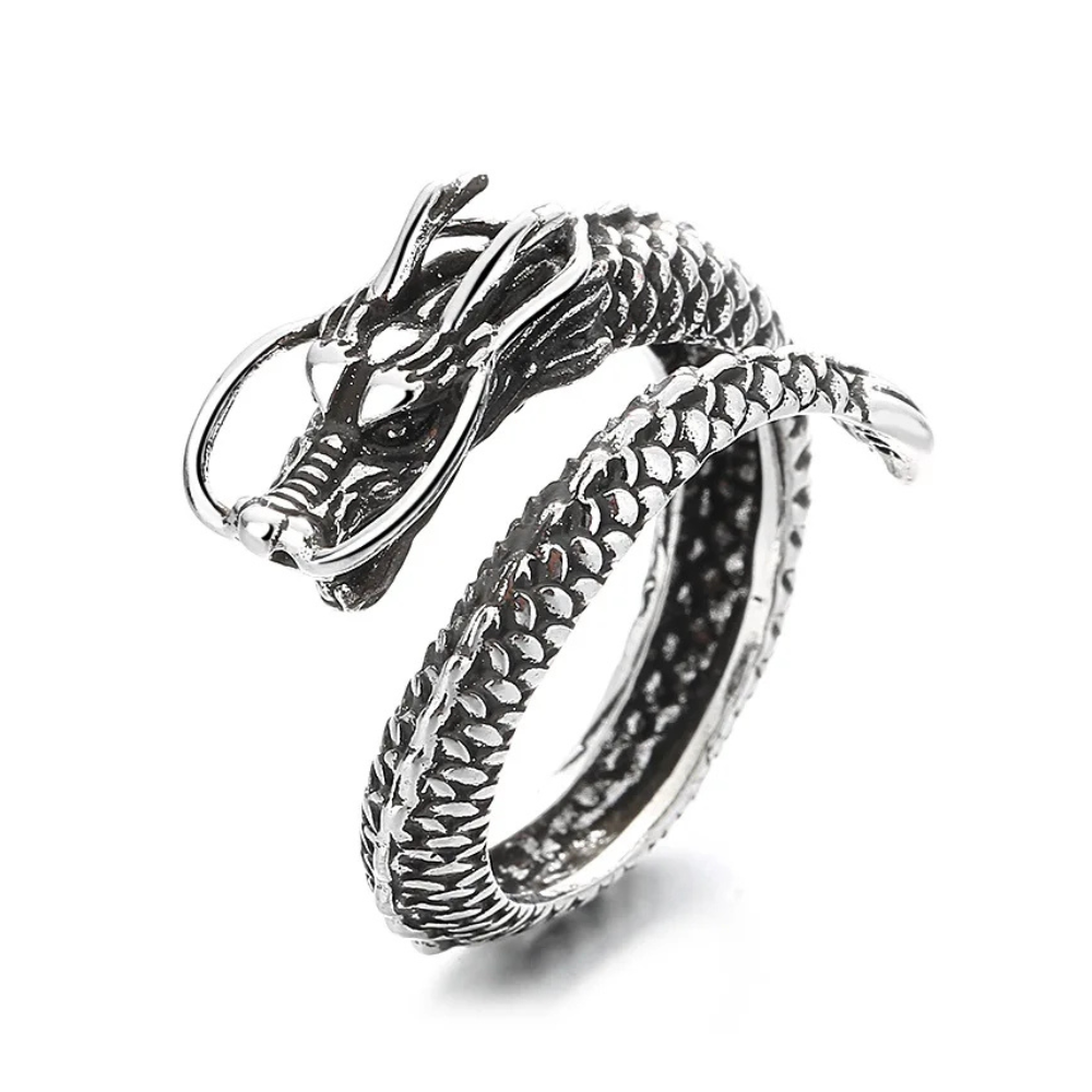 Bague Dragon Homme Vintage
