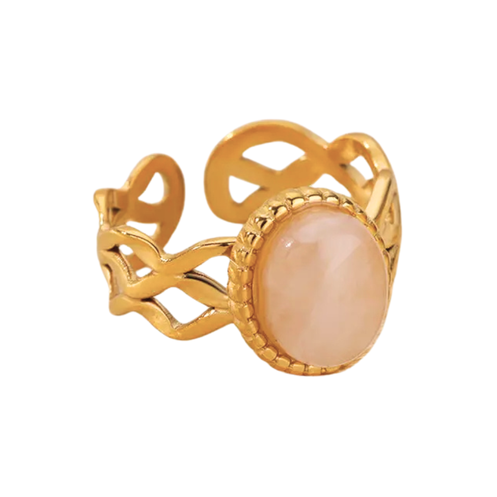Bague Fantaisie Pierre Rose
