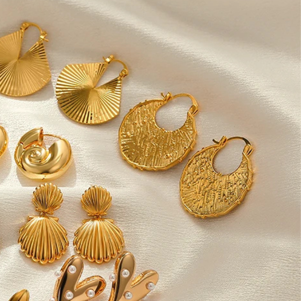 Boucles d'Oreilles Or Cercle Plat