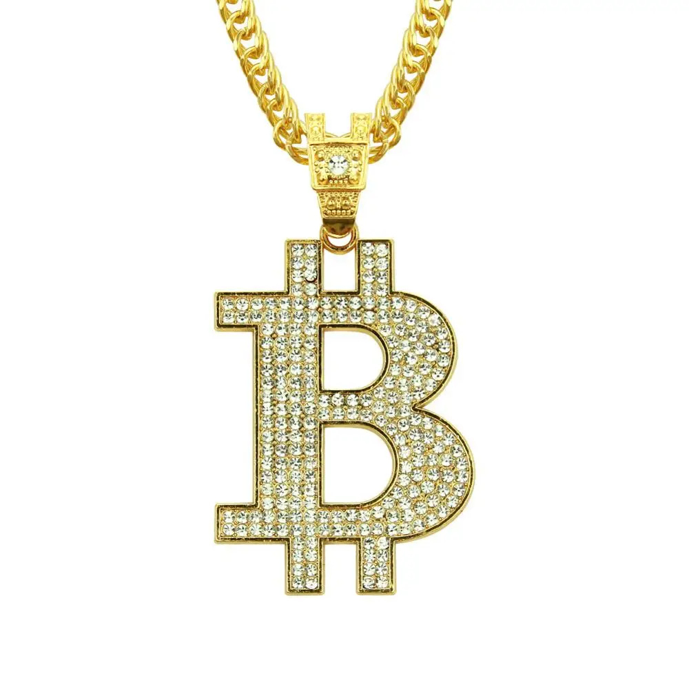 Collier Bitcoin Bling-Bling