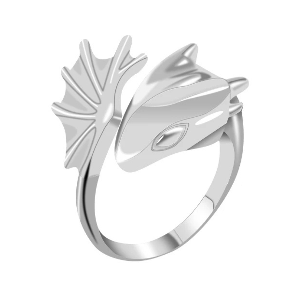 Bague Dragon Acier Inoxydable