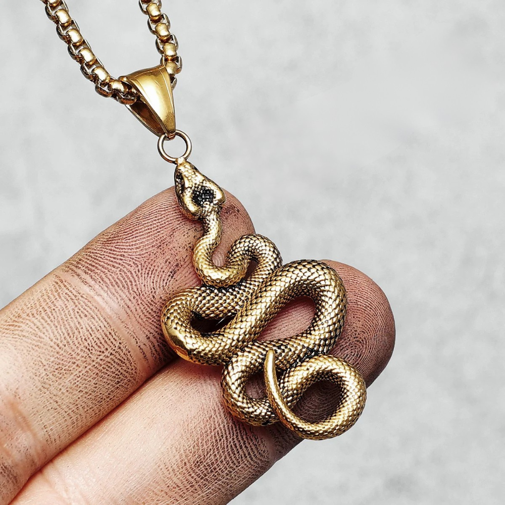 Collier Vipère Homme