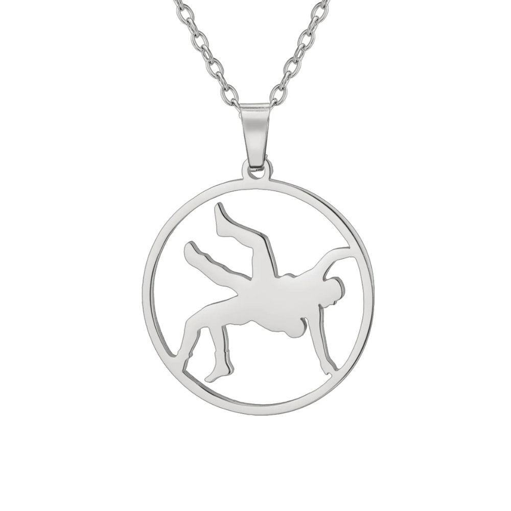 Collier Lutteur argent