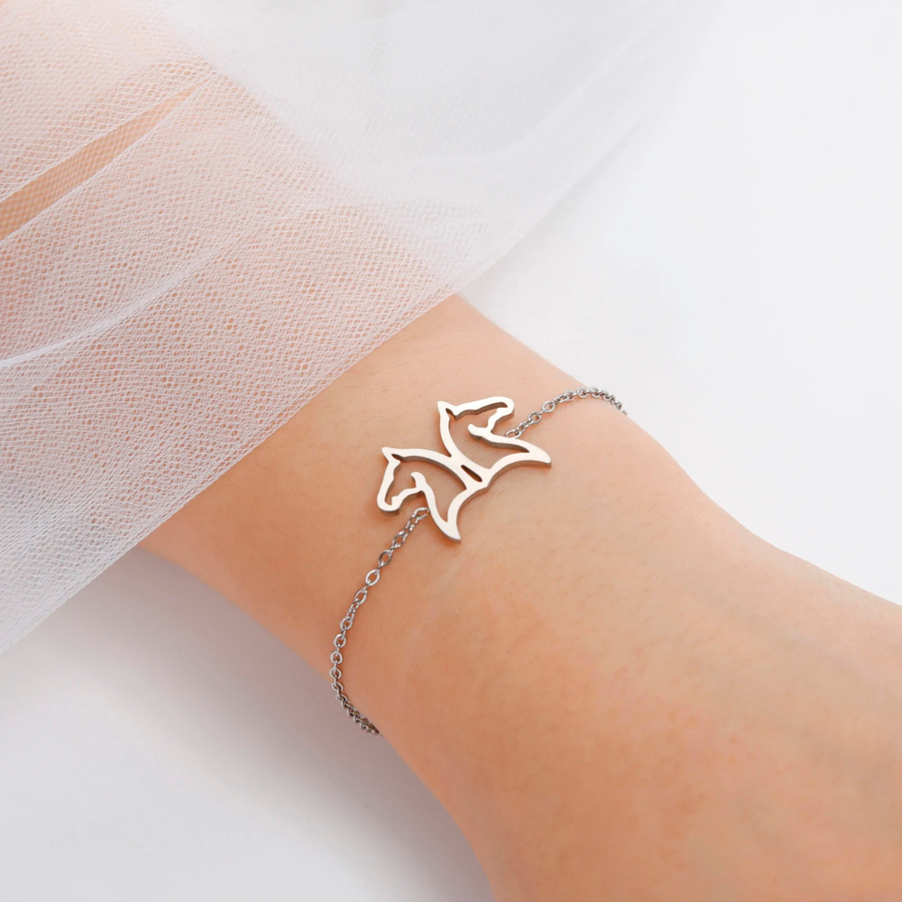 Bracelet Tête de Cheval argent
