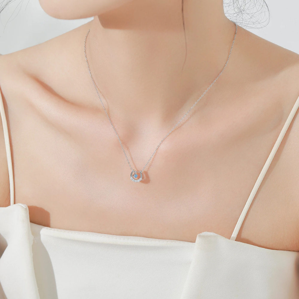 Collier Fer à Cheval Diamant femme